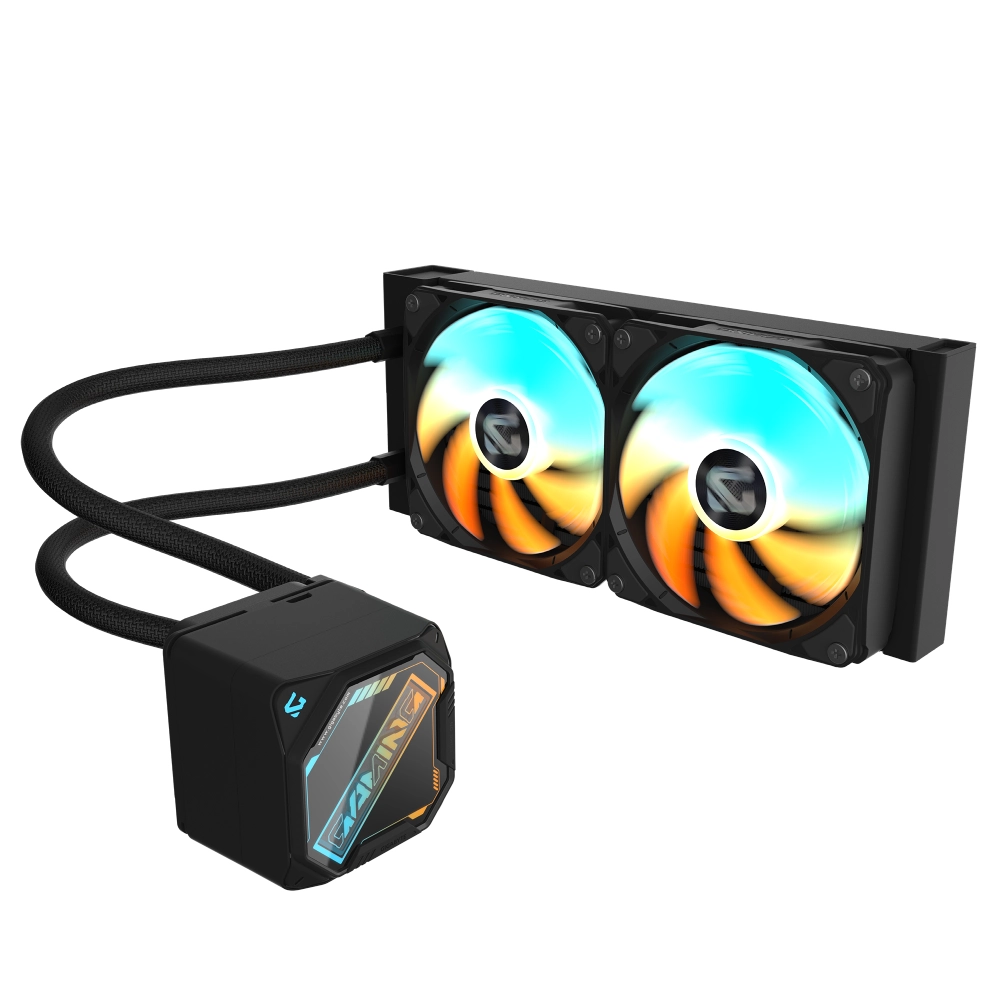 GIGABYTE CPU Cooler Liquid GAMING 240 ARGB Black view 4